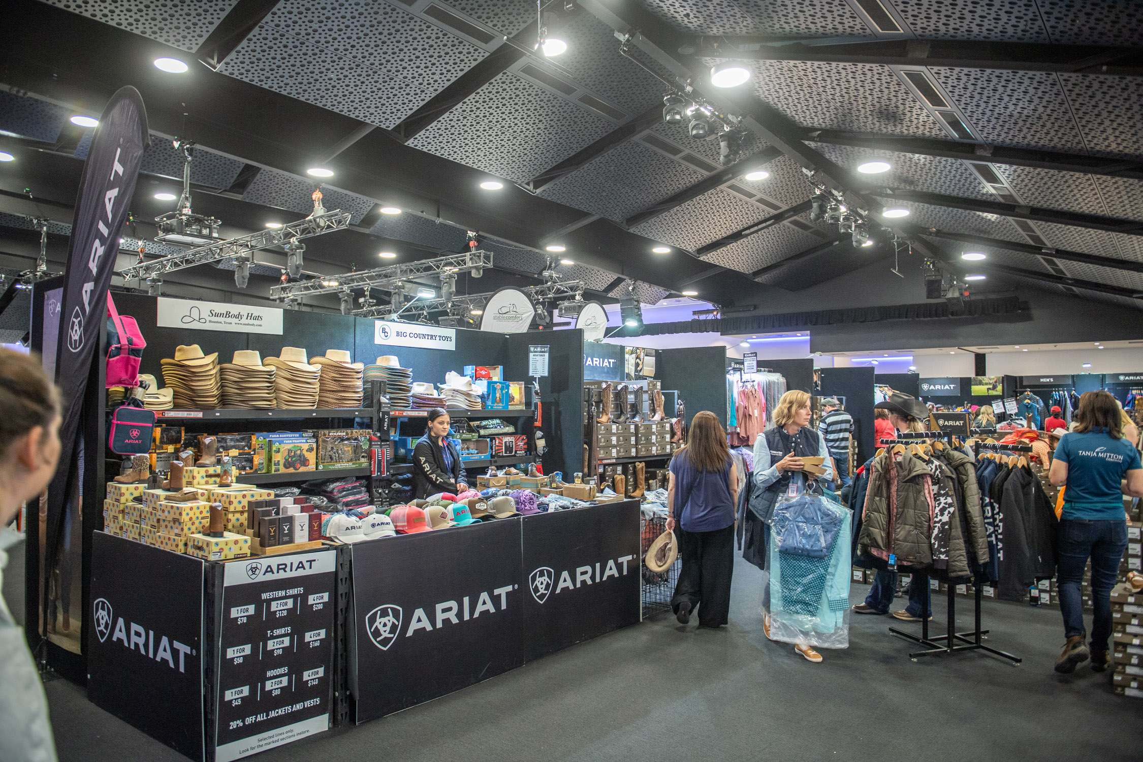 ARIAT Australia Pavilion at EQUITANA Melbourne 2024 Victoria Pavilion